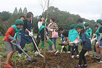 写真2：植樹活動