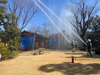 1月28日　有楽苑での訓練