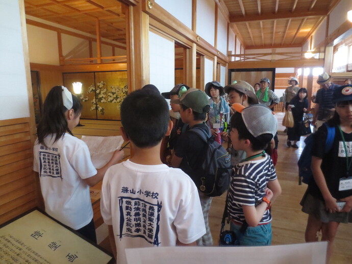 丹波篠山市小学生との交流
