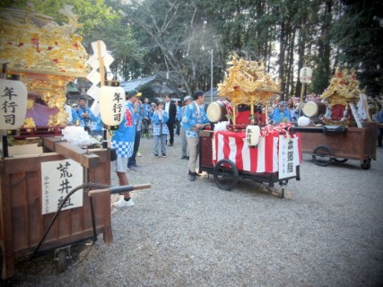 2024年諸鑺神社秋祭りの様子