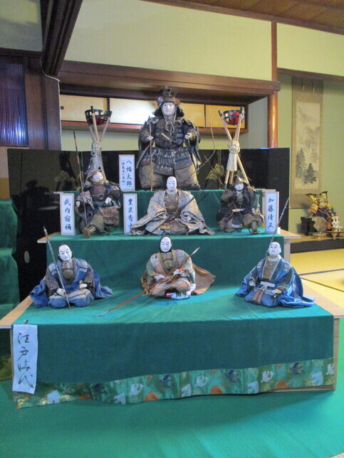 江戸時代の武者人形の写真