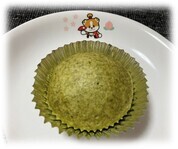 抹茶蒸しパンの画像