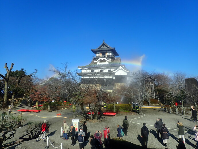 犬山城消防訓練 写真(令和5年度)