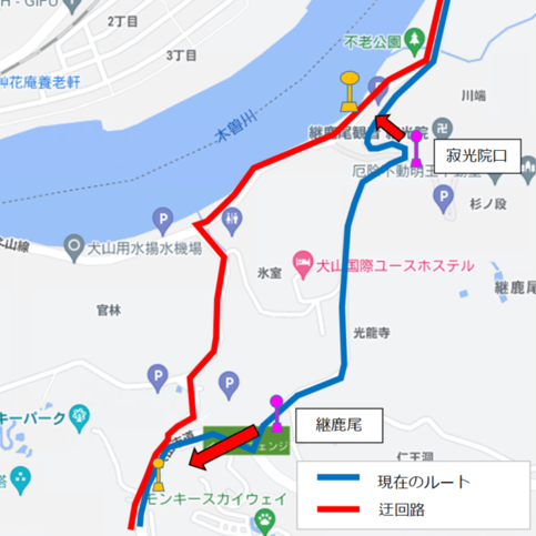 迂回路図