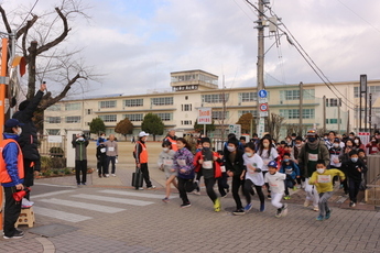 1kmの部のスタートの様子