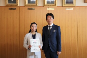 椙山さんと原市長