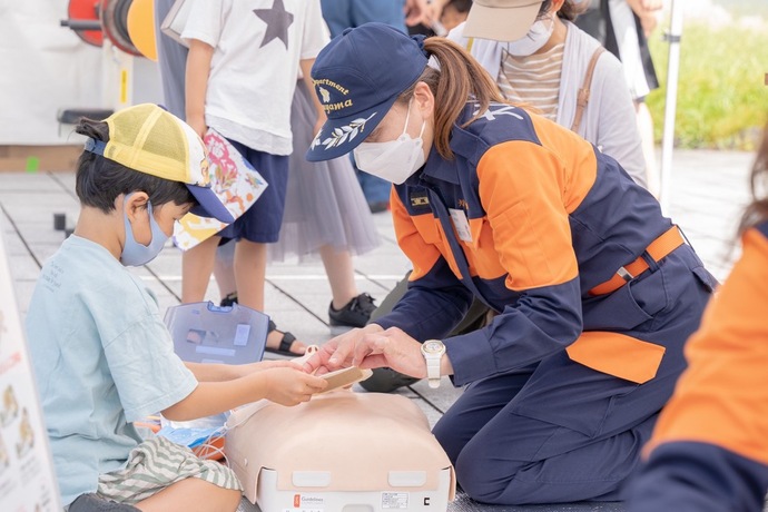 救急講習の様子