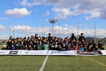 サッカーイベント参加者の写真