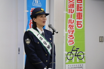 意気込みを語る遼河さん