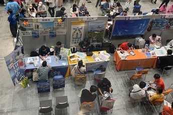 ふるさと回帰フェアの会場の様子