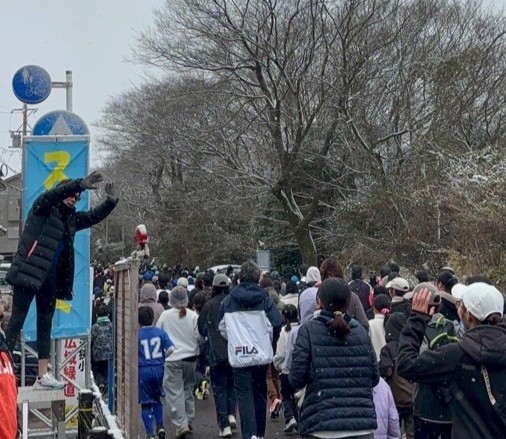 3kmスタート付近