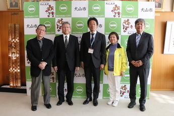 原市長と記念撮影