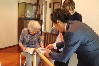 自宅訪問の様子