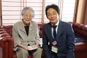 原市長と記念撮影